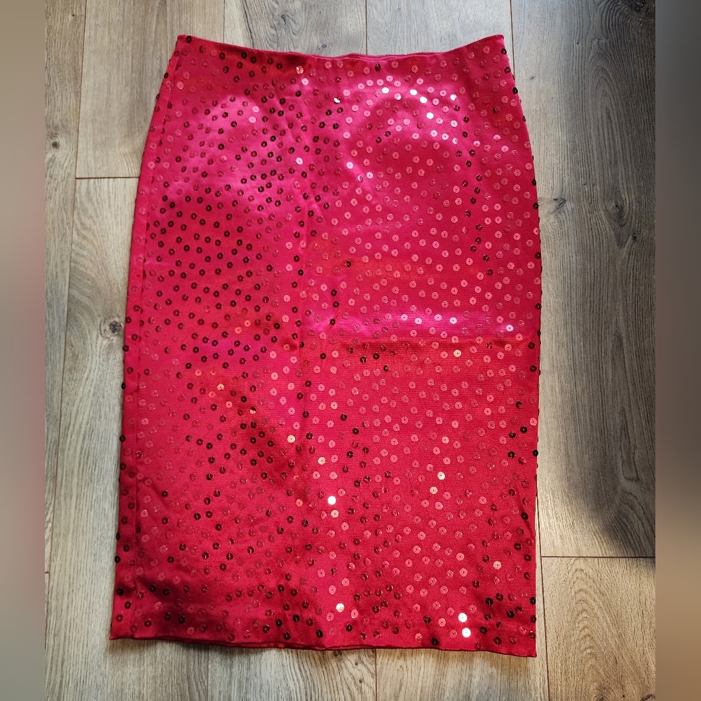 Maria Bianca Nero, Privilege Paris, Red Skirt, Size Small